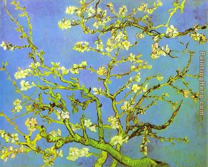 Vincent van Gogh Branches of Almond tree in Bloom